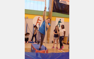 Plein show sur l'animation Perche au Collège Val de Loire