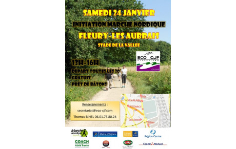 Initiation Marche Nordique 24 janvier