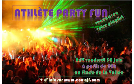 athlète party fun - édition &quot;summer 2017&quot;