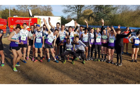 Marée violette et verte au cross départemental