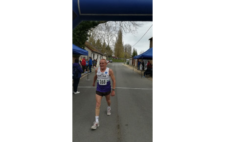 1er homme du club, mais 2nd au régional de marche (Masters)