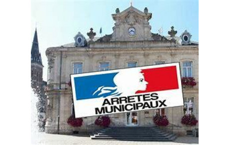 Arrêté municipal interdisant l'accès aux installations