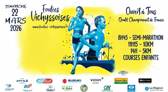 Résultats Running du week-end 21/22 mars 2026